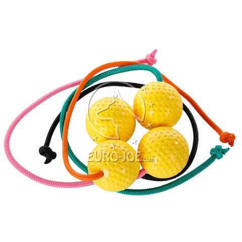 Yellow super ball diameter 6 cm